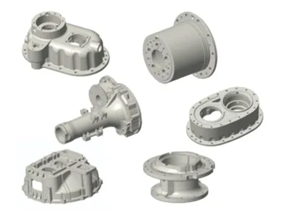 Misc. Castings & Machined Components Gearbox Housings, Differetial Carriers, Bearing Supports, Transmission Cases
