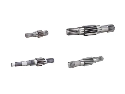 Helical Spline Shafts Helical Splne Shafts, Transmission, Powertrain, high strength, hardened steel to handle high torque loads