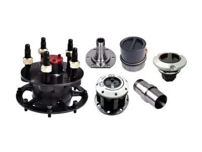 Locking Hub Assemblies, Drivetrain & Hub Components Locking Hub Assemblies, Drivertrain Components, Drive Flanges, Hub Components, Mounting Flanges, Axle Systems