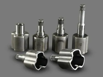 Outer & Inner CV Joint Components outer and inner CV joint (constant velocity joint) components, Automotive Drivetrains